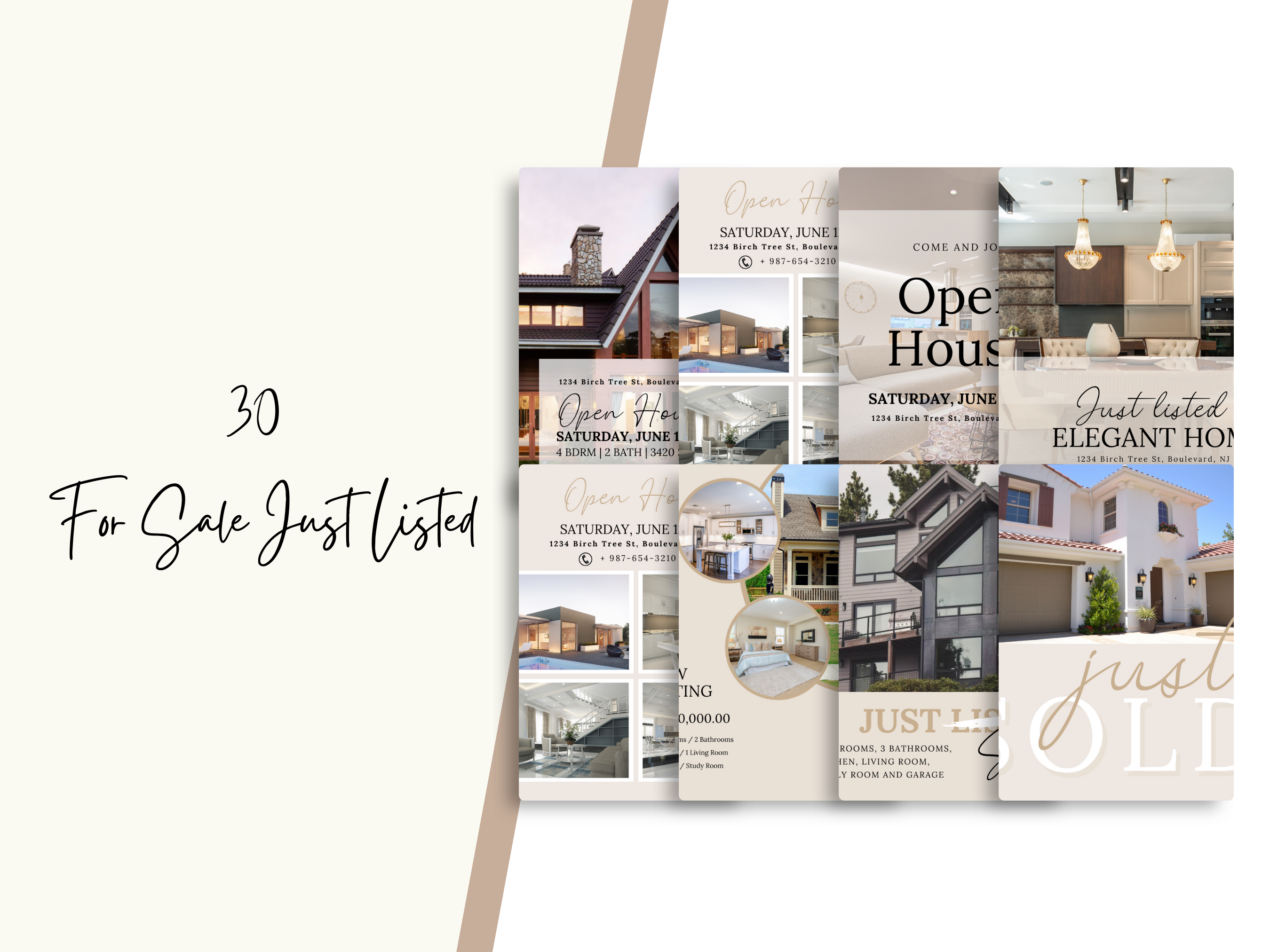 145 REAL ESTATE TEMPLATES